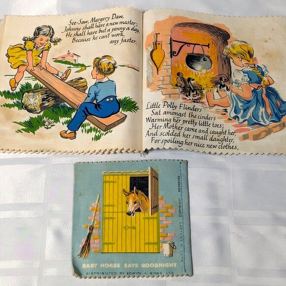 BABY BOOKS BOY BLUE BOOK AND BABY HORSE CLOTH BOOK LOT KIDS CHILDREN VINTAGE - Picture 9 of 14